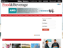 Tablet Screenshot of foodmag.com.au